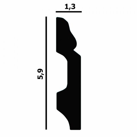 Плинтус напольный P27