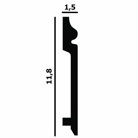 Плинтус напольный  P14