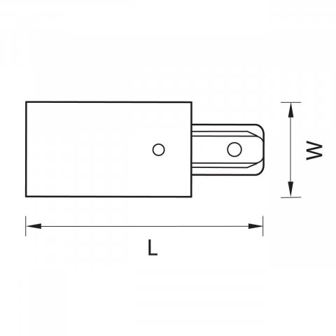 Питание боковое Lightstar Barra 501116