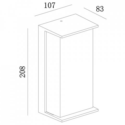 Плафон Deko-Light Leuchte Grumium eckig V 930376