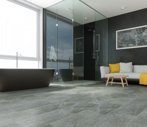 Кварцевый плинтус Fargo Stone 67S455 Платиновый Агат