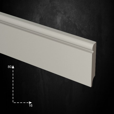 ПЛИНТУС PN 030 (80*16*2000 мм)