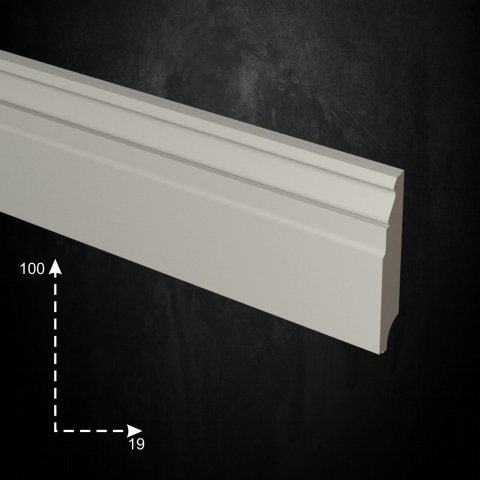 ПЛИНТУС PN 090 (100*18*2000 мм)