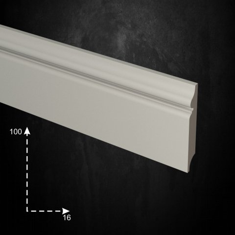 ПЛИНТУС PN 100 (100*16*2000 мм)