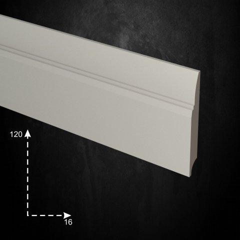 ПЛИНТУС PN 130 (120*16*2000 мм)