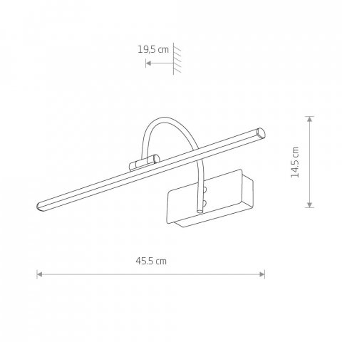 Подсветка для картин Nowodvorski Rembrant Giotto Led S 8168