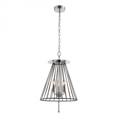 Подвесная люстра Crystal Lux Modesto SP3 Black/Chrome