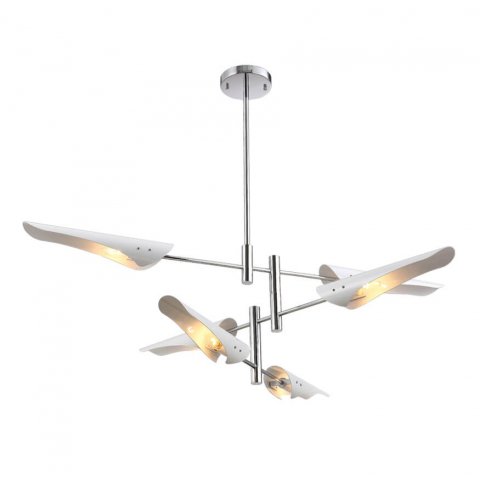 Подвесная люстра Crystal Lux Rafael SP6 Chrome