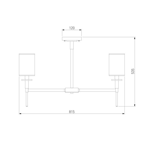 Подвесная люстра Eurosvet Brielle 60132/8 хром