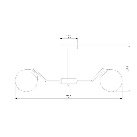 Подвесная люстра Eurosvet Frost 70154/6 хром