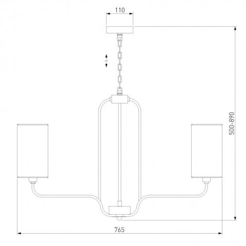 Подвесная люстра Eurosvet Purezza 60128/6 хром