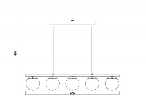 Подвесная люстра Freya Zing FR5199PL-05BS