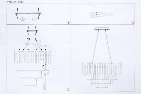 Подвесная люстра Hiper Grace H162-1