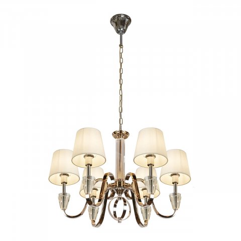 Подвесная люстра iLamp Alesti P2424-6 Nickel