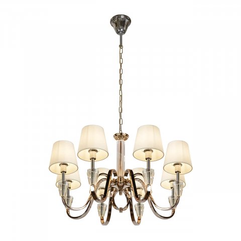 Подвесная люстра iLamp Alesti P2424-8 Nickel