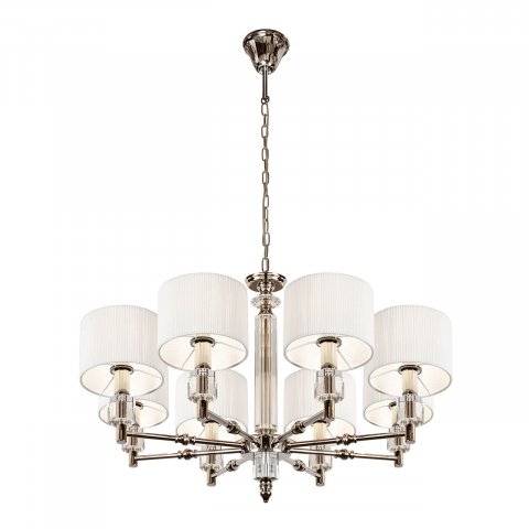 Подвесная люстра iLamp Alexa P2404-8 Nickel
