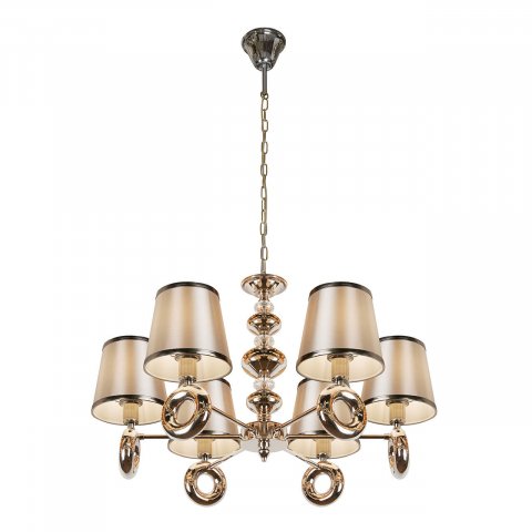 Подвесная люстра iLamp Brooklyn P2401-6 Nickel