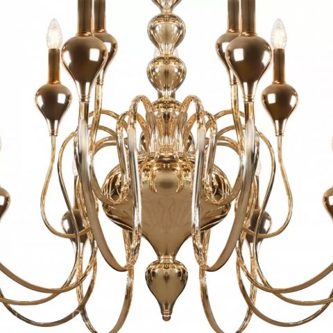 Подвесная люстра iLamp Lady 88003-10+5 GD