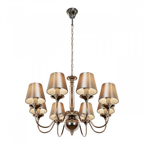 Подвесная люстра iLamp Rolling P2406-8 Nickel