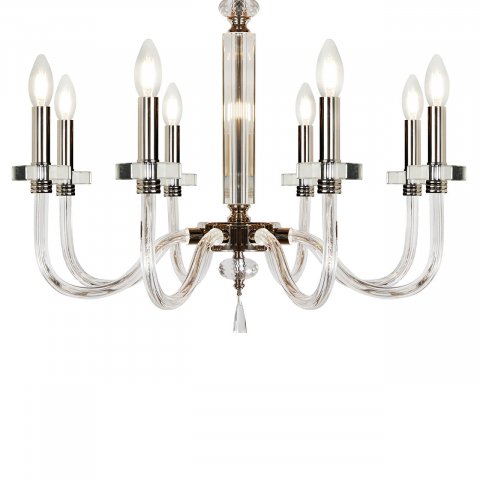 Подвесная люстра iLamp Vibe P9474-8 Nickel