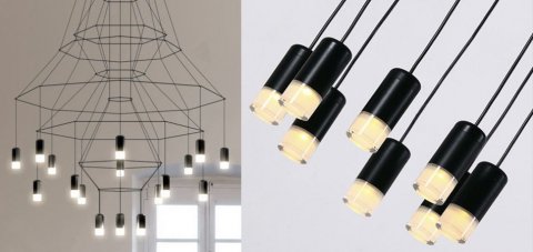 Подвесная люстра Imperium Loft Vibia Wireflow 75118-22