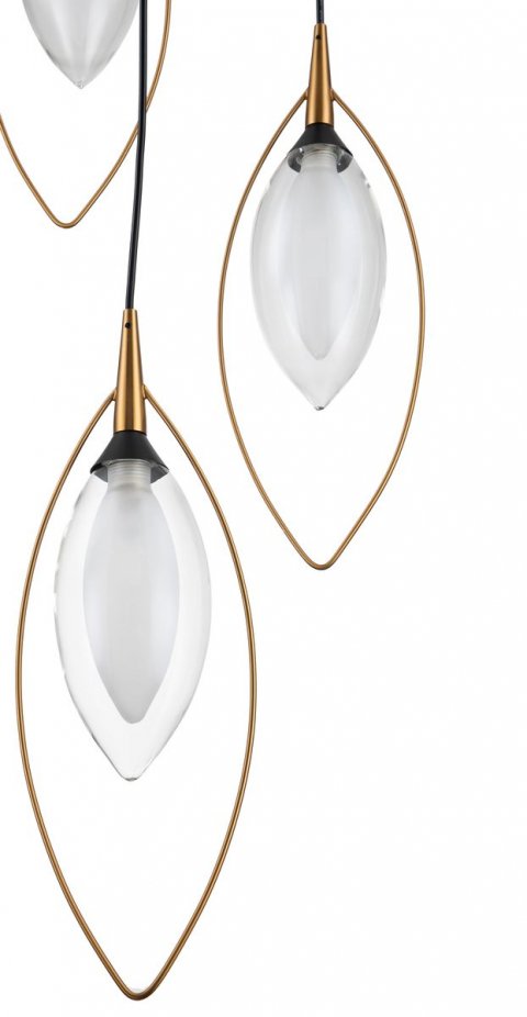 Подвесная люстра Indigo Fiore 13001/3P Black V000143