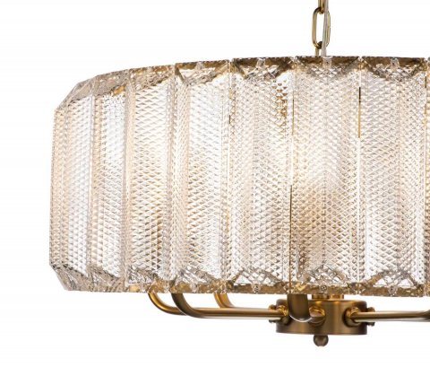 Подвесная люстра Indigo Piroet 12011/8P Brass V000052