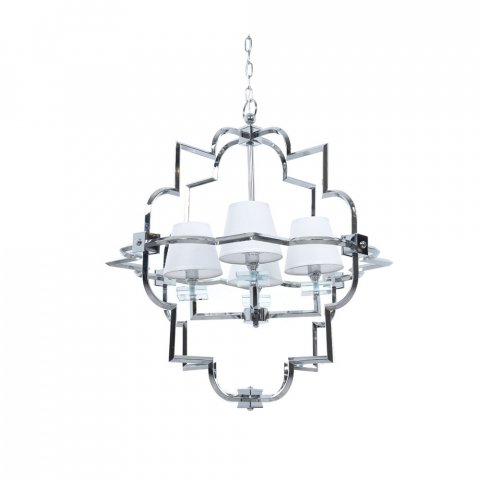 Подвесная люстра Lumina Deco Baltimore LDP 8020-4 CHR+WT
