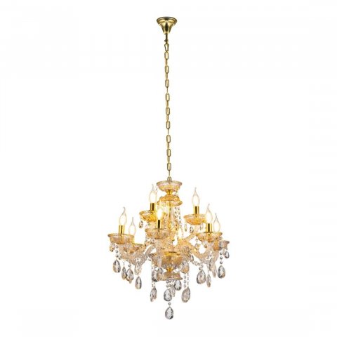 Подвесная люстра Lumina Deco Eliza LDP 7025-6+3 GD