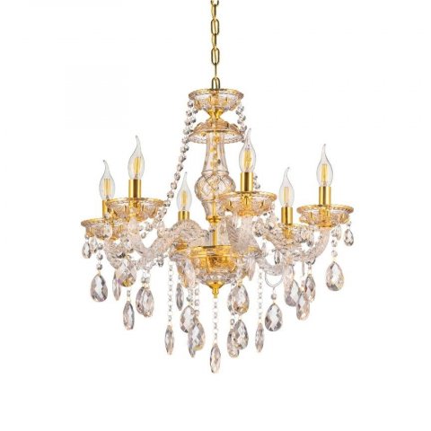 Подвесная люстра Lumina Deco Eliza LDP 7025-6 GD