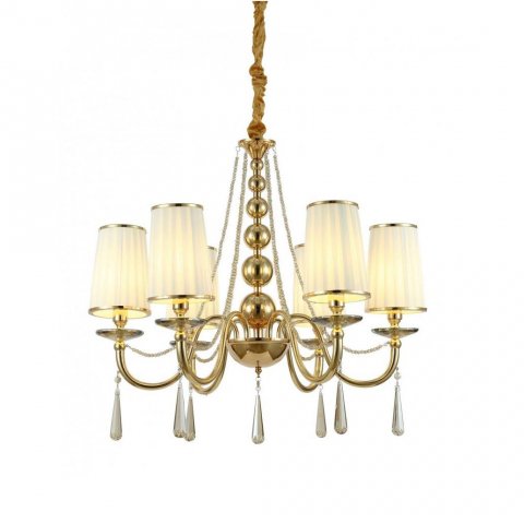 Подвесная люстра Lumina Deco Fabione LDP 1200-6 F.GD