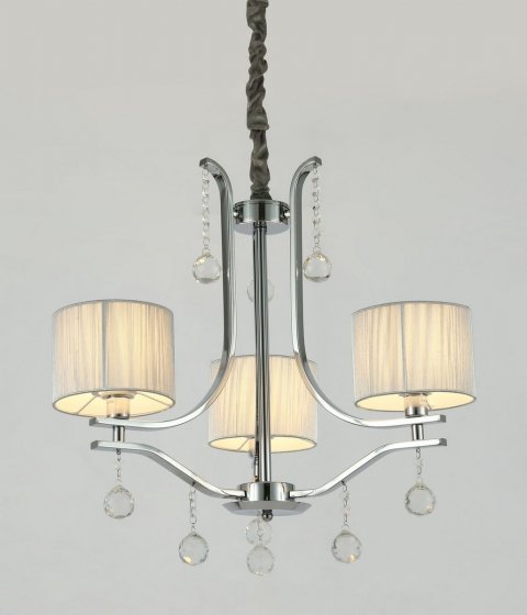 Подвесная люстра Lumina Deco Fontenea LDP 8443-3 CHR