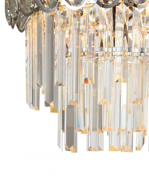 Подвесная люстра Natali Kovaltseva Armour 81436/6C Chrome