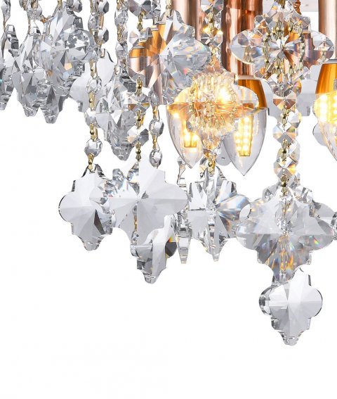 Подвесная люстра Natali Kovaltseva Morgana 81426/4C Gold