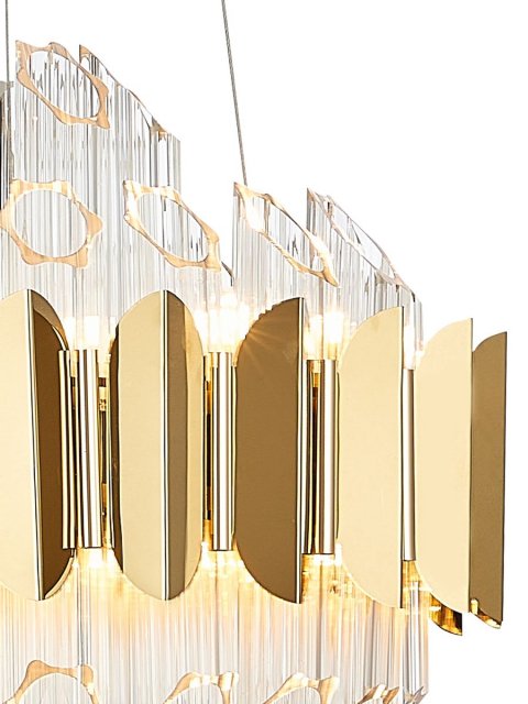 Подвесная люстра Natali Kovaltseva Rivera 81443/6C Gold