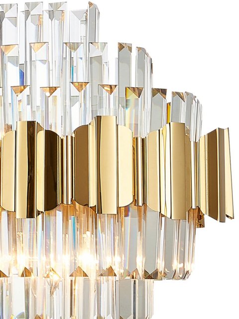 Подвесная люстра Natali Kovaltseva Ruby 81442/12C Gold