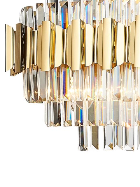 Подвесная люстра Natali Kovaltseva Ruby 81442/12C Gold