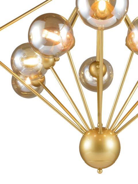 Подвесная люстра Natali Kovaltseva Stuttgart Stuttgart 91006/10C Gold