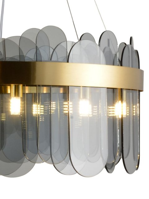 Подвесная люстра Natali Kovaltseva Valencia 91000/12C Gold Satin