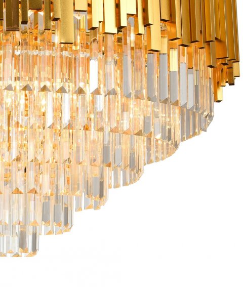 Подвесная люстра Natali Kovaltseva Vertigo 81440/12C Gold