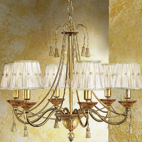 Подвесная люстра Renzo Del Ventisette L 13593/6 CP dec 055