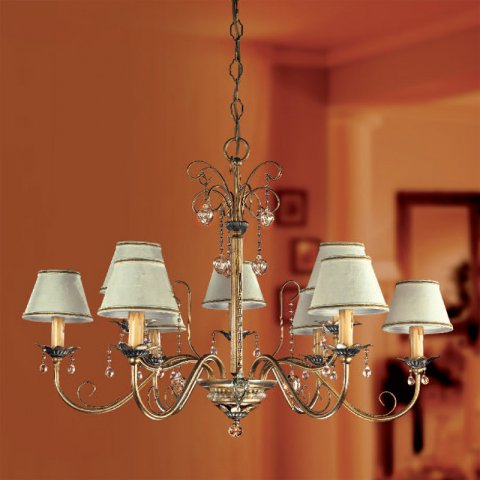 Подвесная люстра Renzo Del Ventisette L 13977/6+3 SP dec. 0125