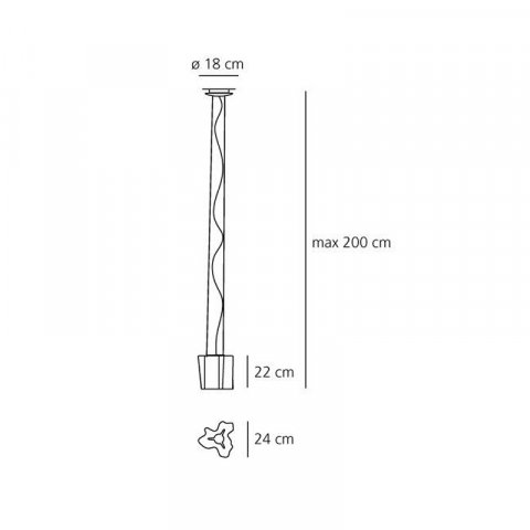 Подвесной светильник Artemide Logico 0696020A