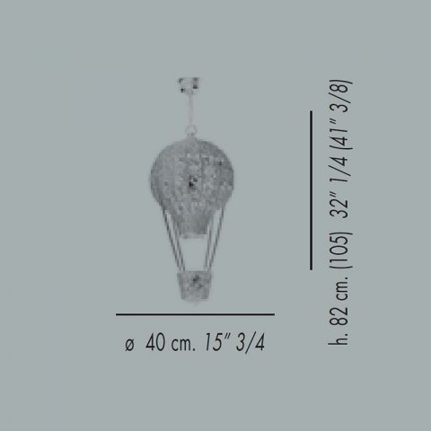 Подвесной светильник Banci La Metamorfosi 64.6926