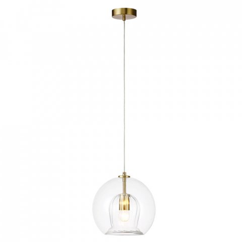 Подвесной светильник Crystal Lux Luisa SP1 Brass/Transparent