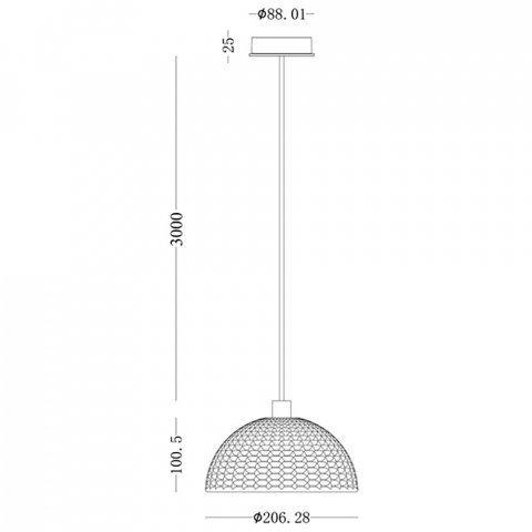 Подвесной светильник Deko-Light Basket 342142