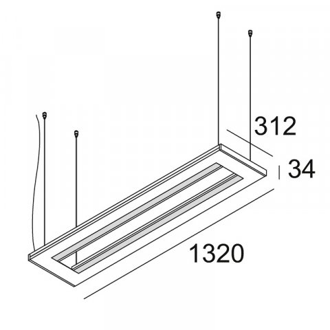 Подвесной светильник Delta Light NoBody 268 02 88 A