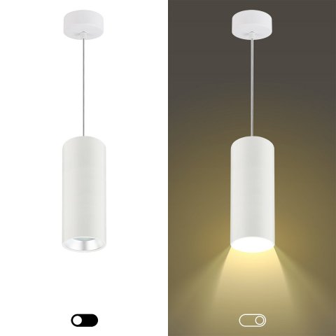 Подвесной светильник ЭРА PL12 GX53 WH/SL Б0048543