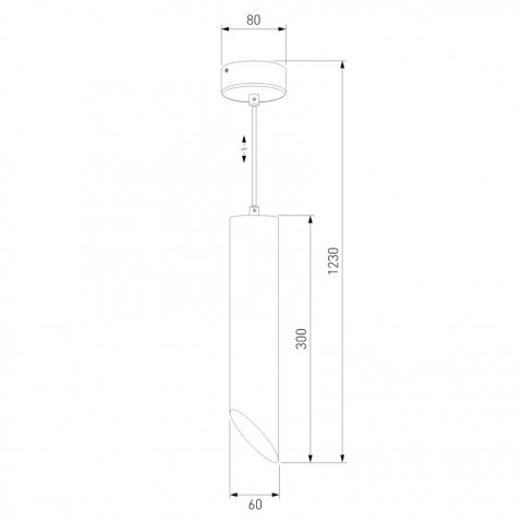 Подвесной светильник Eurosvet 7011 MR16 BK/GD черный/золото