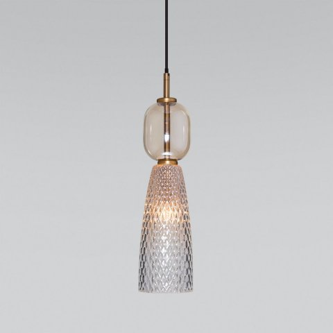 Подвесной светильник Eurosvet Glossy 50211/1 янтарный